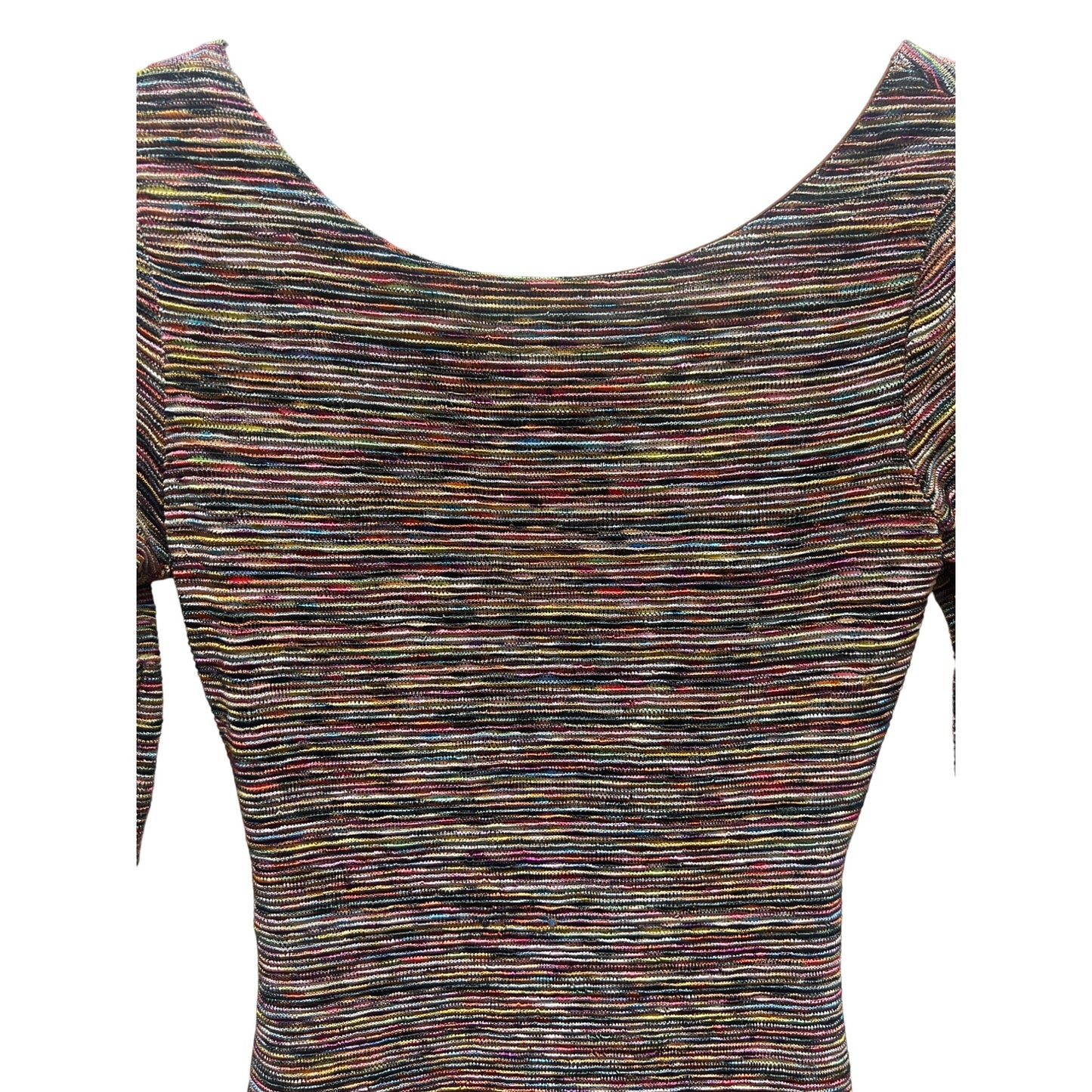 Lily Rose Multicolor Bodycon Open Back Mini Dress