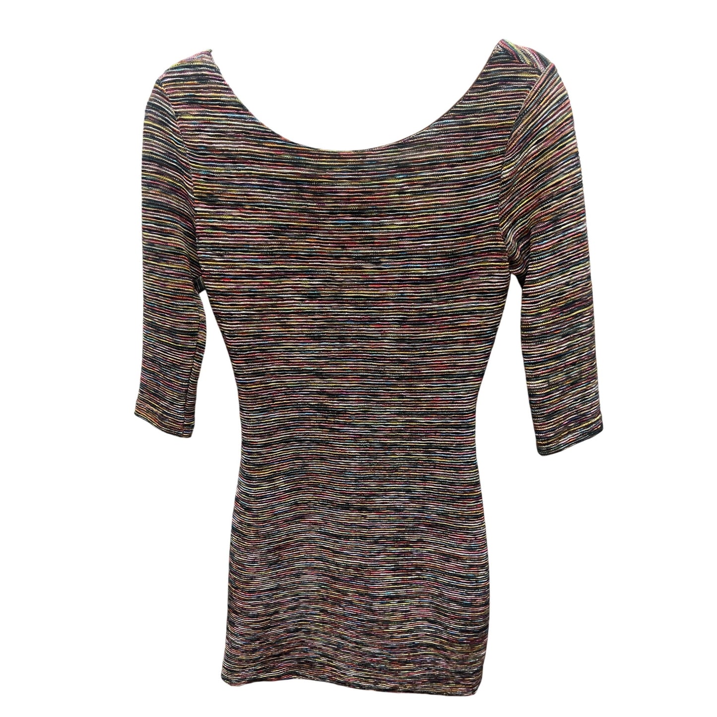 Lily Rose Multicolor Bodycon Open Back Mini Dress