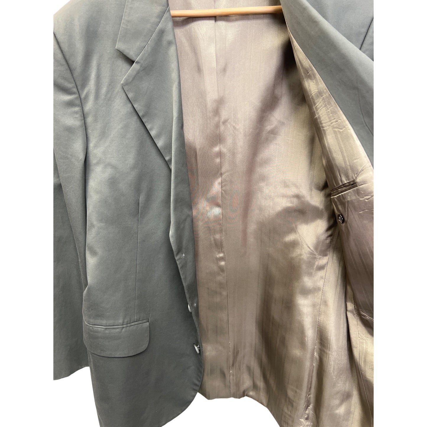 AKA Eddie Bauer Taupe Cotton Blazer