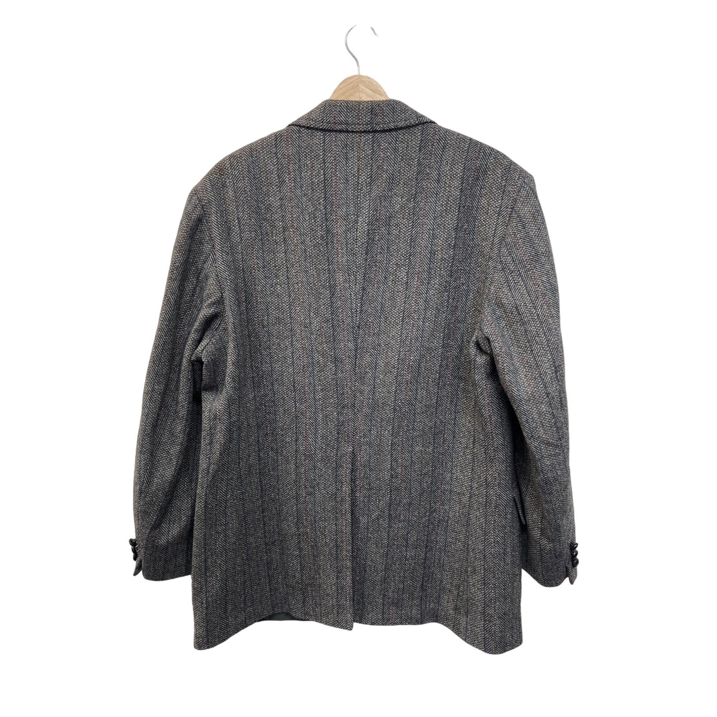 Pendleton Vintage Gray Wool Tweed Blazer