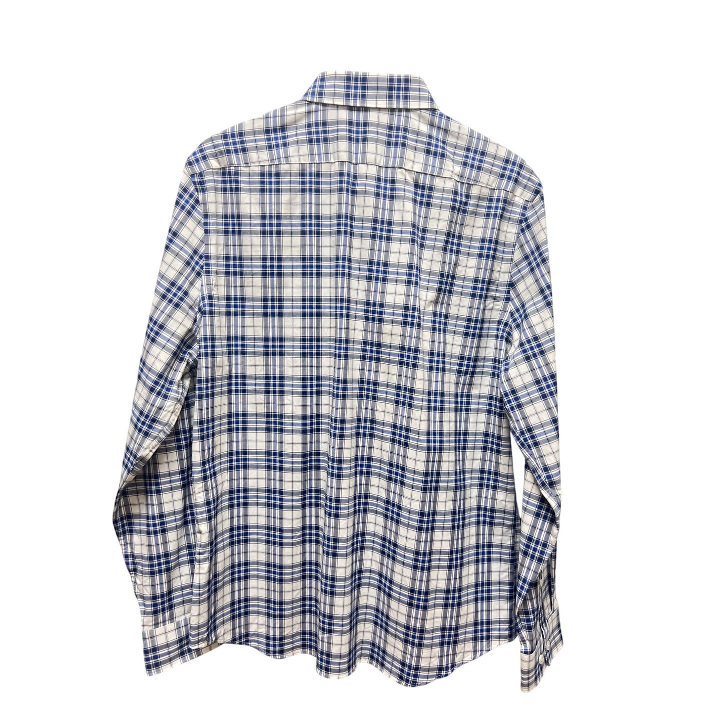 Express NWT Blue & White Plaid Button Down Shirt