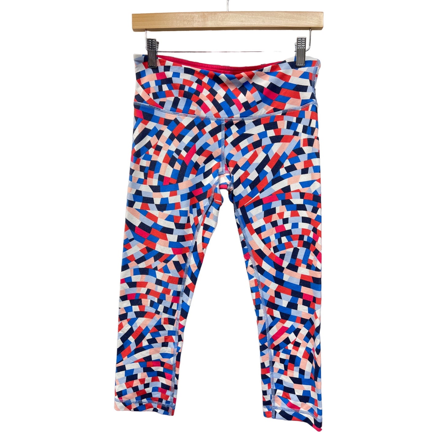 Lululemon Athletica Multicolor Geometric Design Capri Leggings