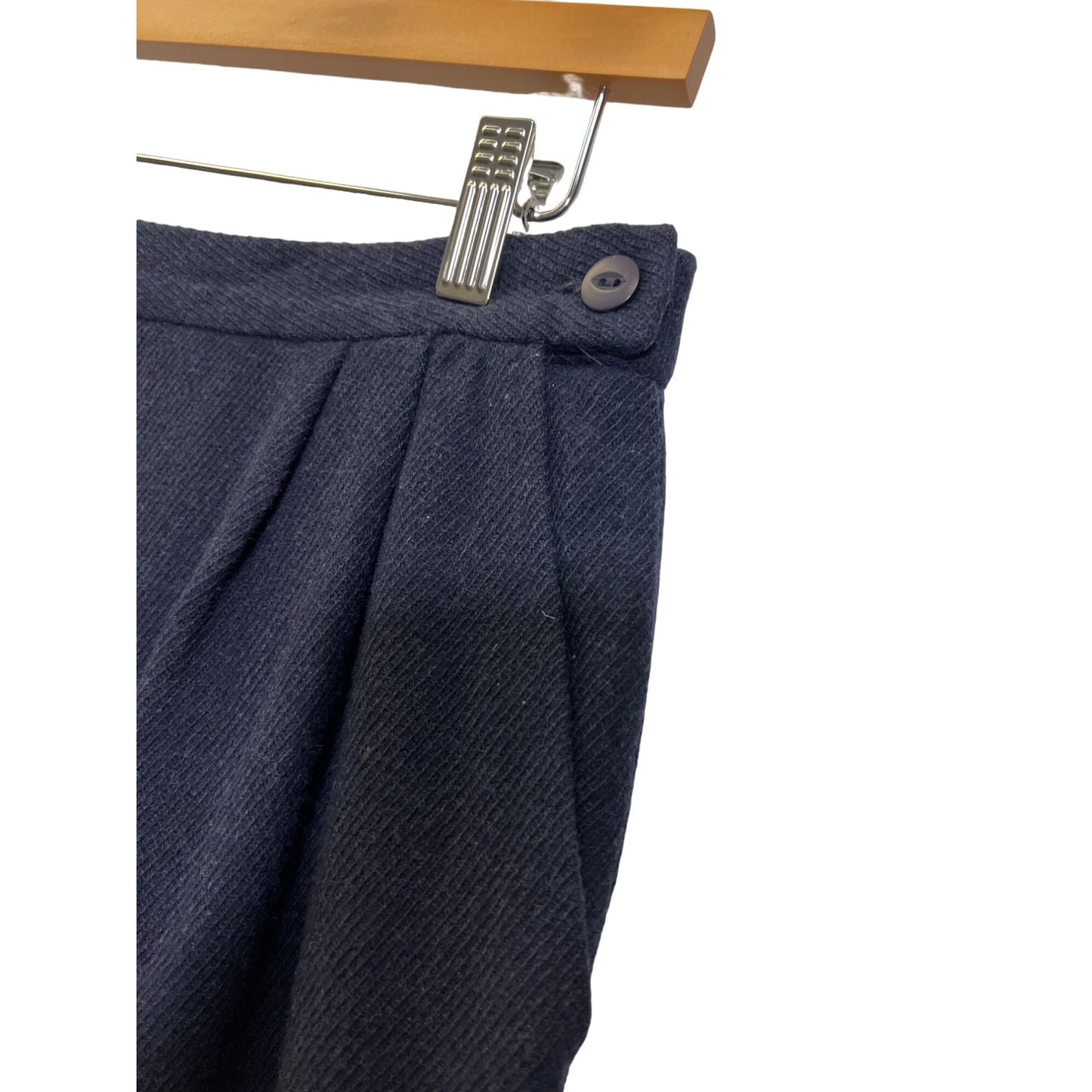 Pendleton Knockabout Vintage Navy Blue Wool Pencil Midi Skirt