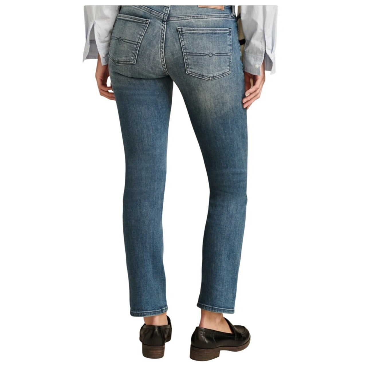 Lucky Brand NWT Sweet Mid Rise Straight Advance Straight Medium Wash Jeans