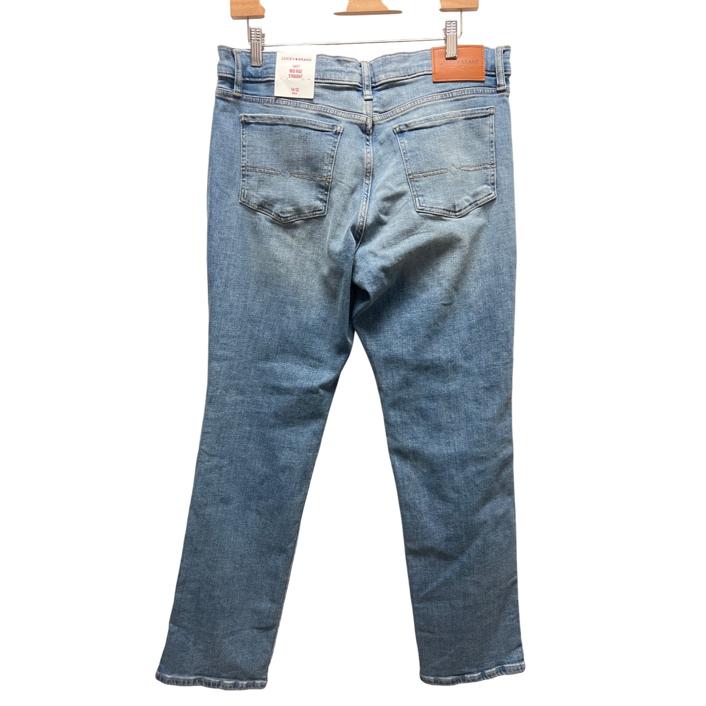 Lucky Brand NWT Sweet Mid Rise Straight Advance Straight Medium Wash Jeans