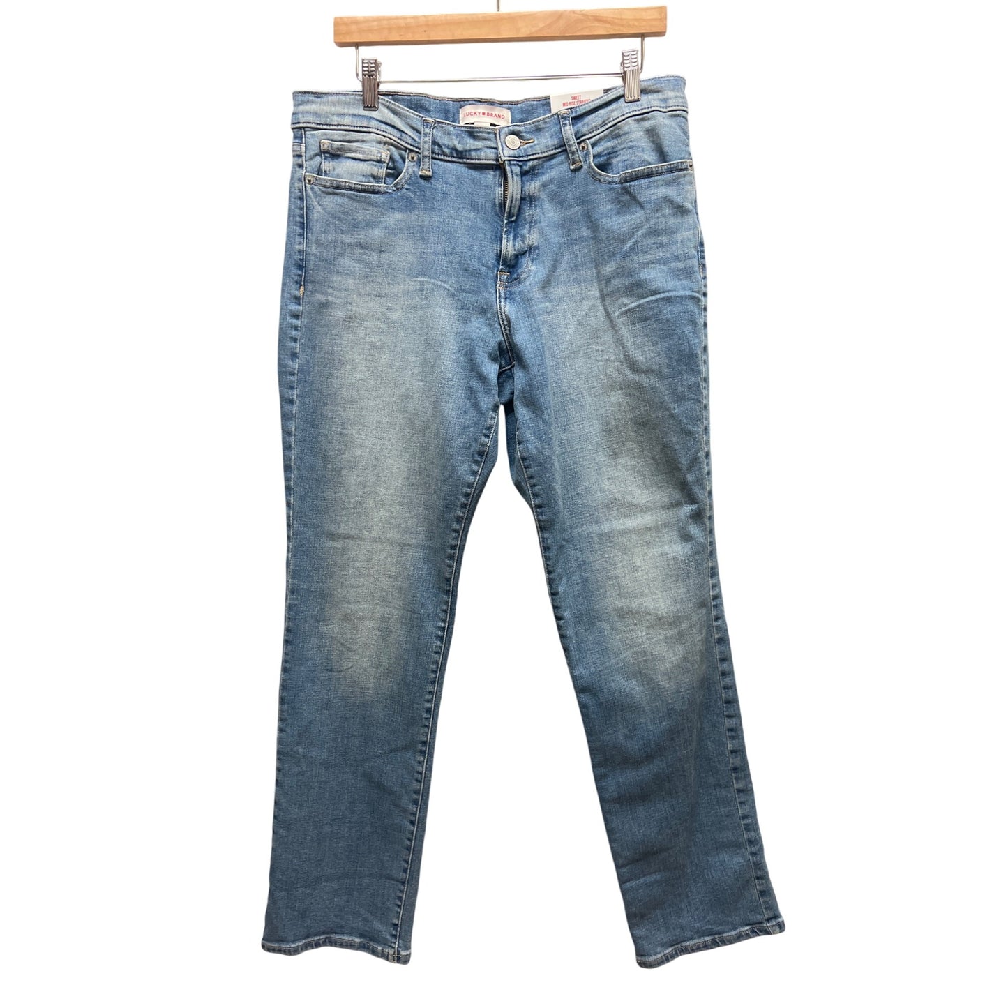 Lucky Brand NWT Sweet Mid Rise Straight Advance Straight Medium Wash Jeans