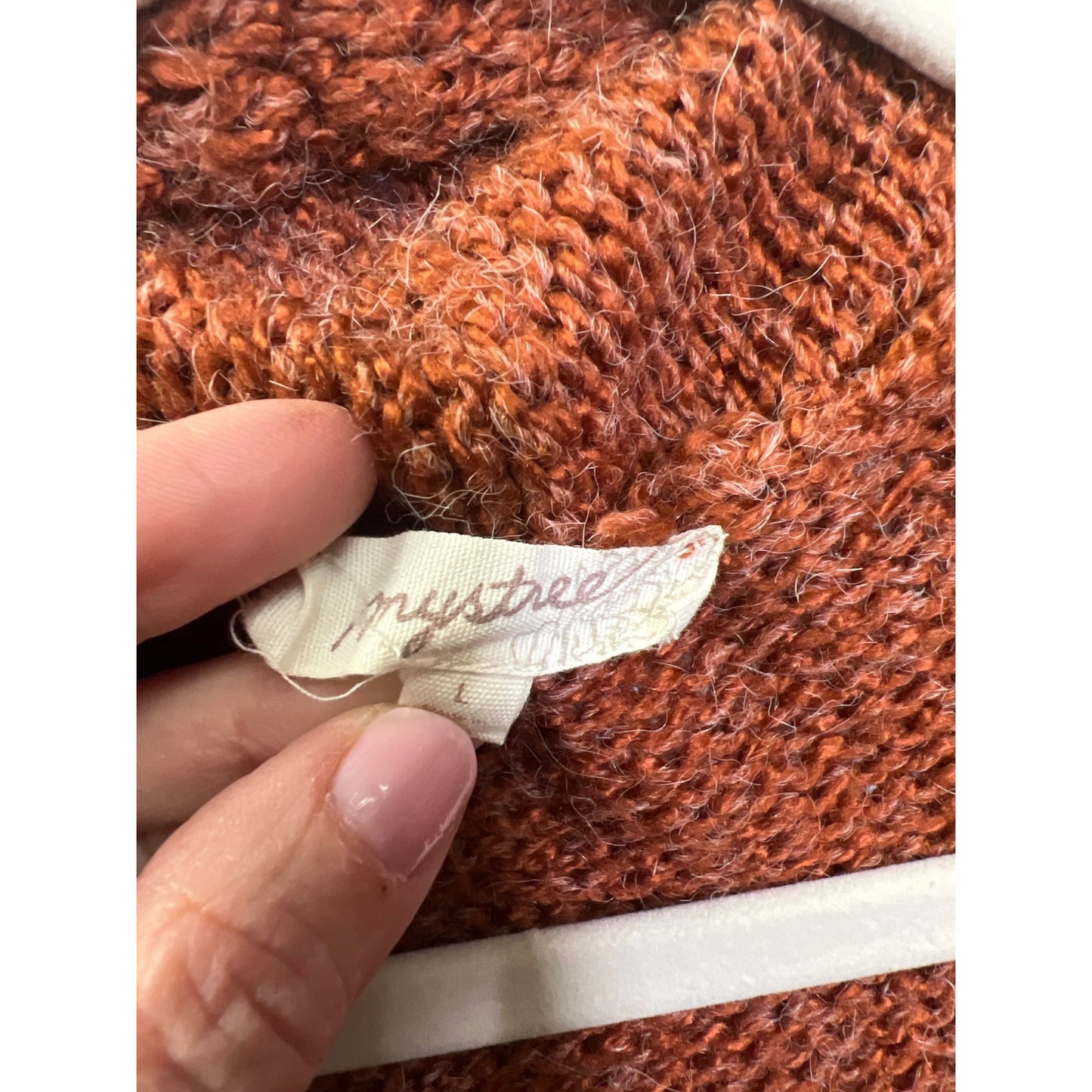 Mystree Long Orange Cozy Duster Cardigan Sweater