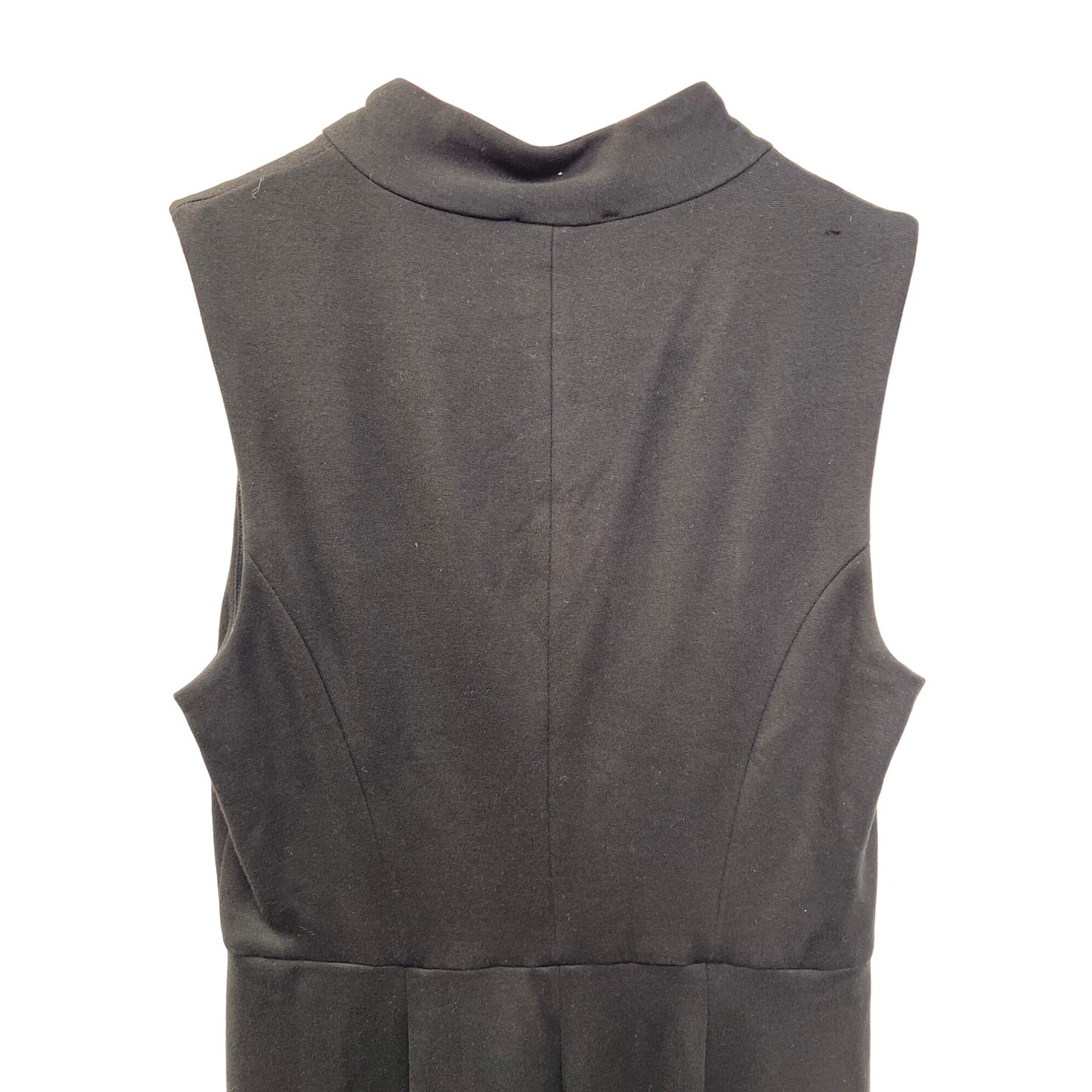 Carmen Mark Valvo NWT Sleeveless Knit Dress with Rhinestone Zipper