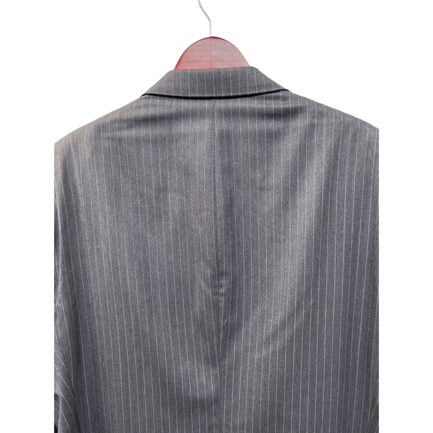 Gold Trumpeter Hart Schaffner Marx Gray Pinstripe Blazer Sports Coat