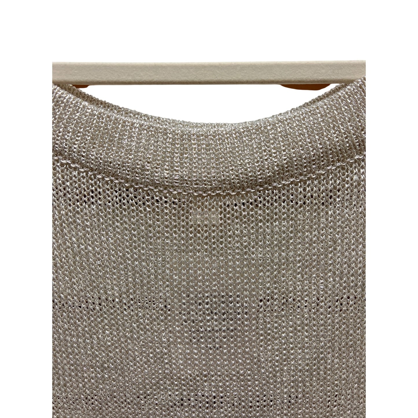 Boston Proper NWT Gold Metallic Wide Knit Boat Neck Sweater