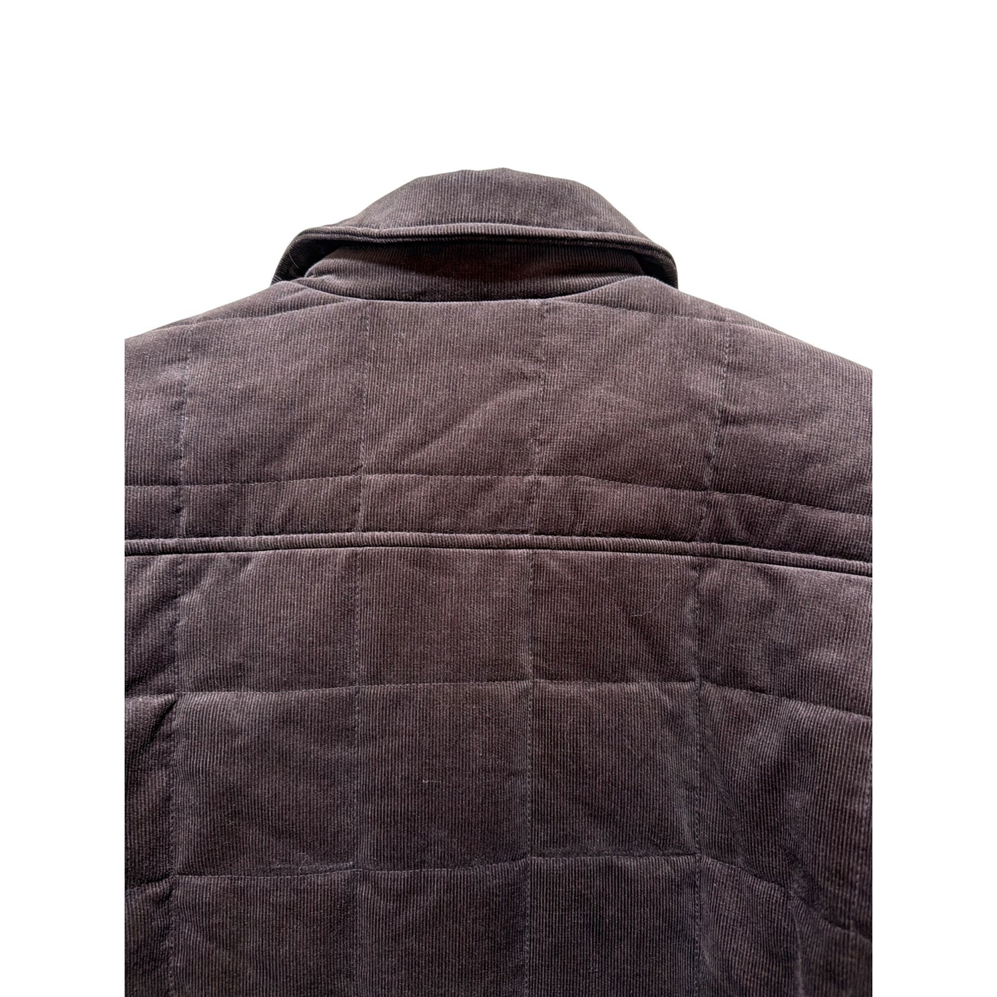 Banana Republic Brown Quilted Corduroy Chore Coat Jacket XS Mens Casual Outerwear