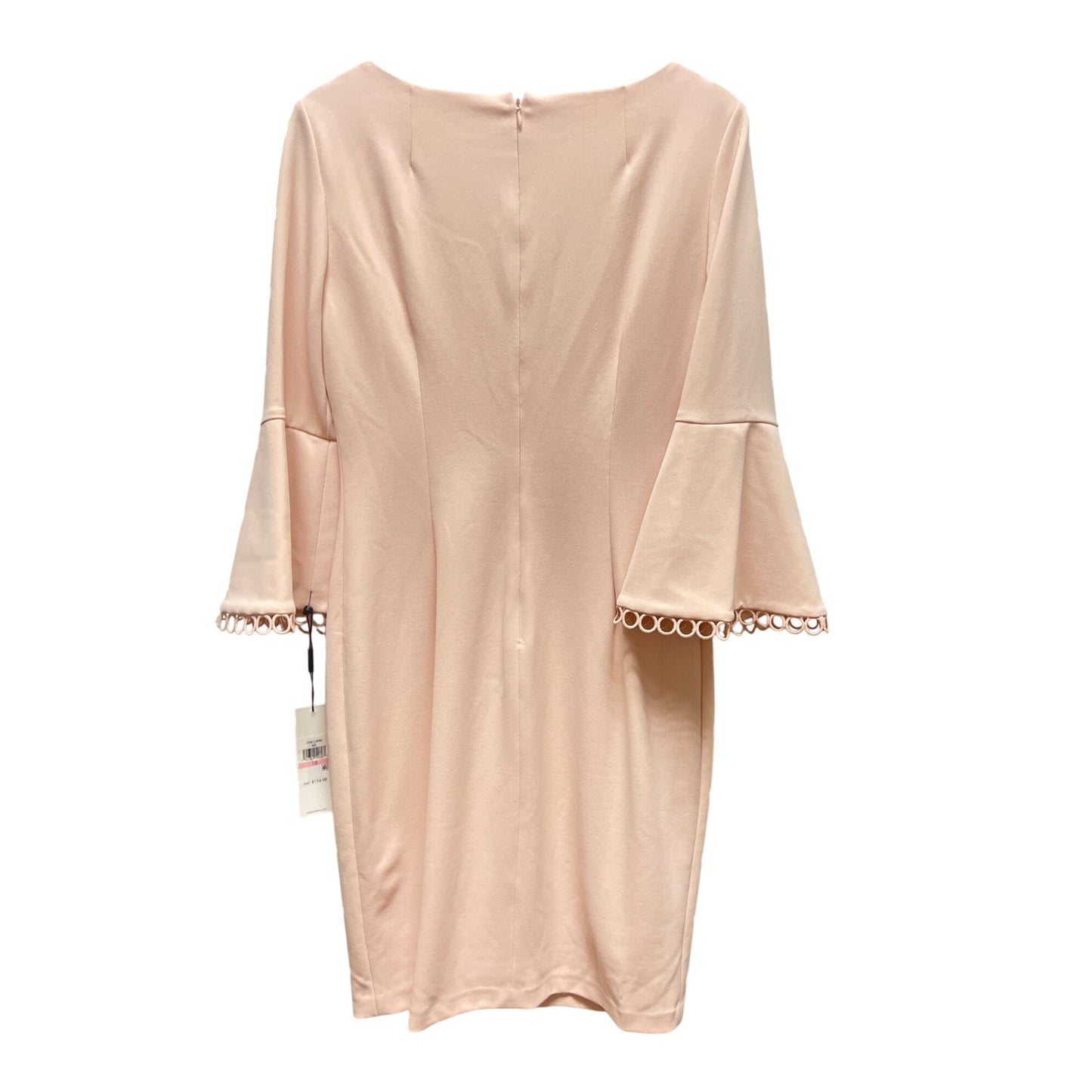Calvin Klein Pink Eyelet Lace Sheath Pencil Dress