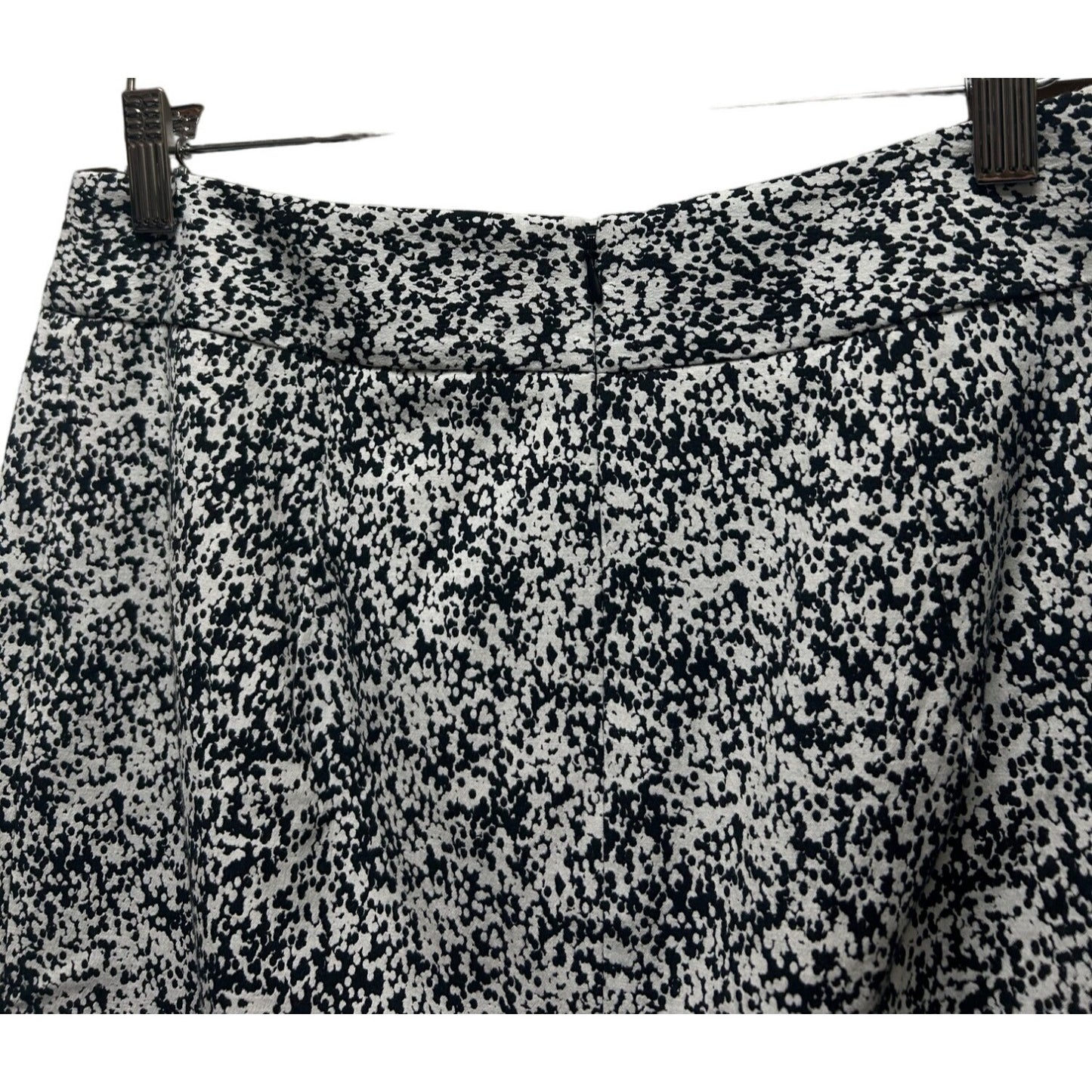 Banana Republic NWT Black & White Marble Cotton Pencil Skirt