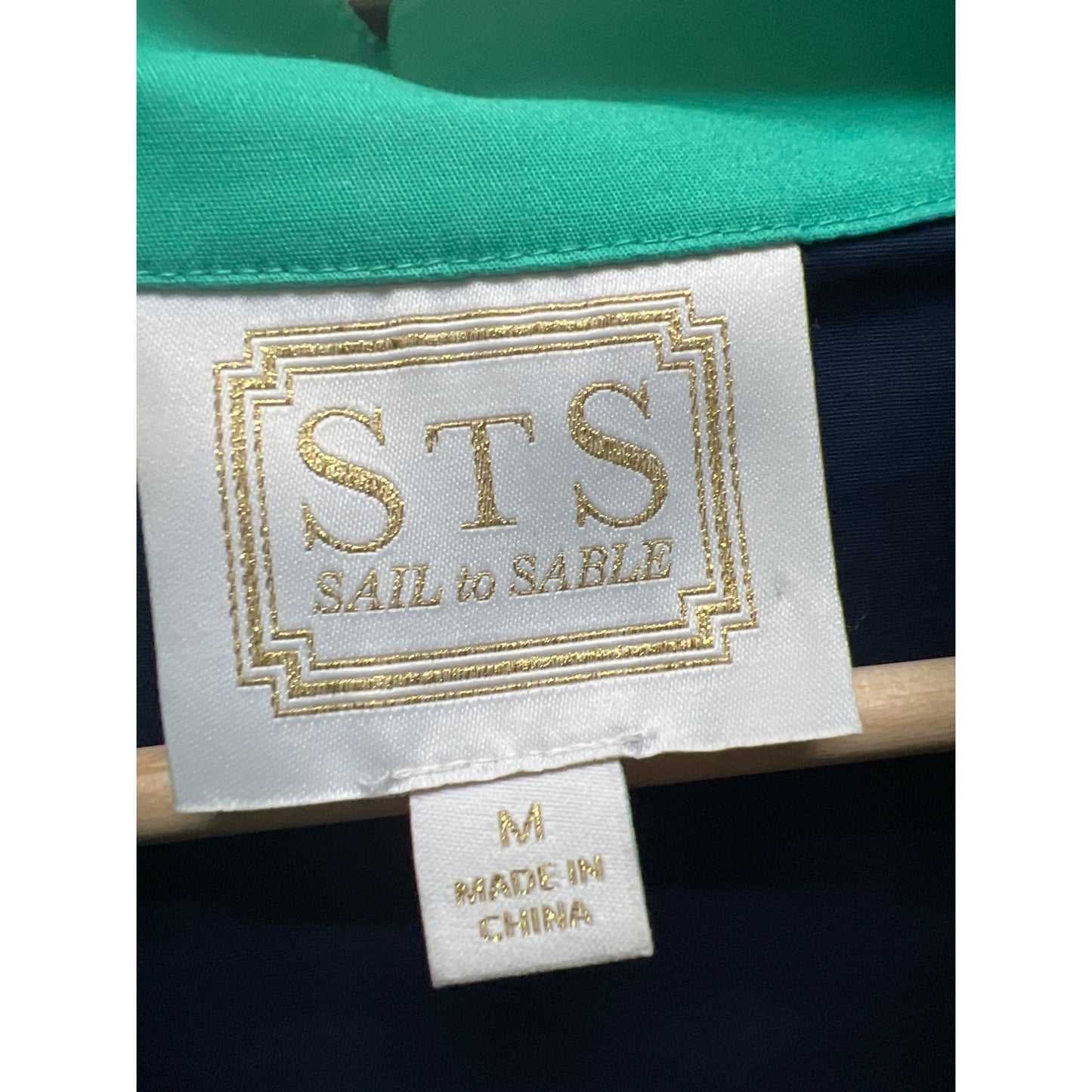 STS Sail to Stable Blue with Green Shift Tunic Dress