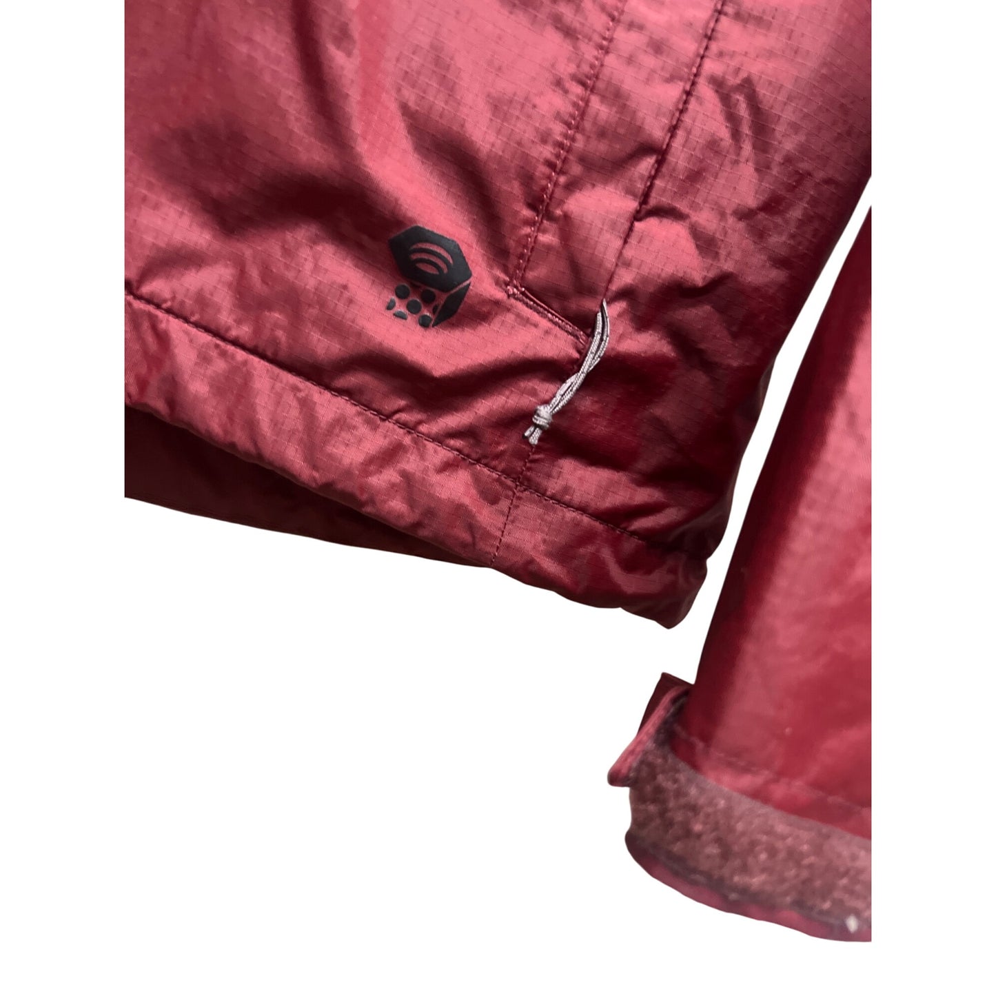 Mountain Hardwear Finder Burgandy Hoodie Shell Jaccket