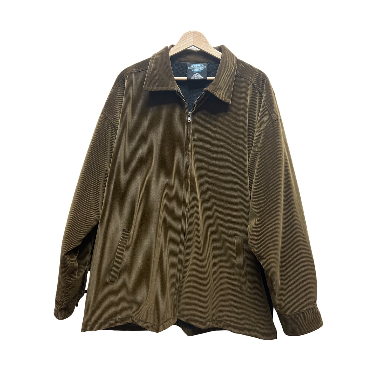 Malibu Dan Vintage Brown PVC Corduroy Barn Chore Coat