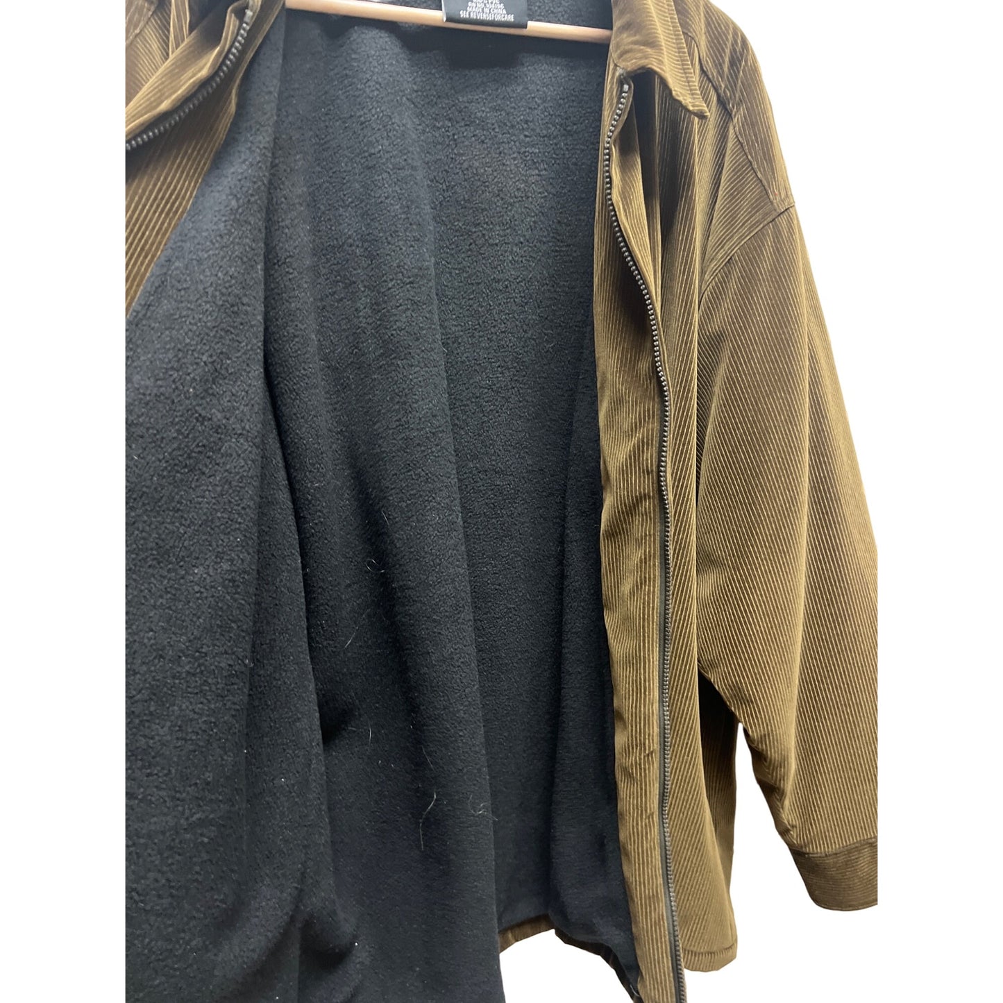 Malibu Dan Vintage Brown PVC Corduroy Barn Chore Coat