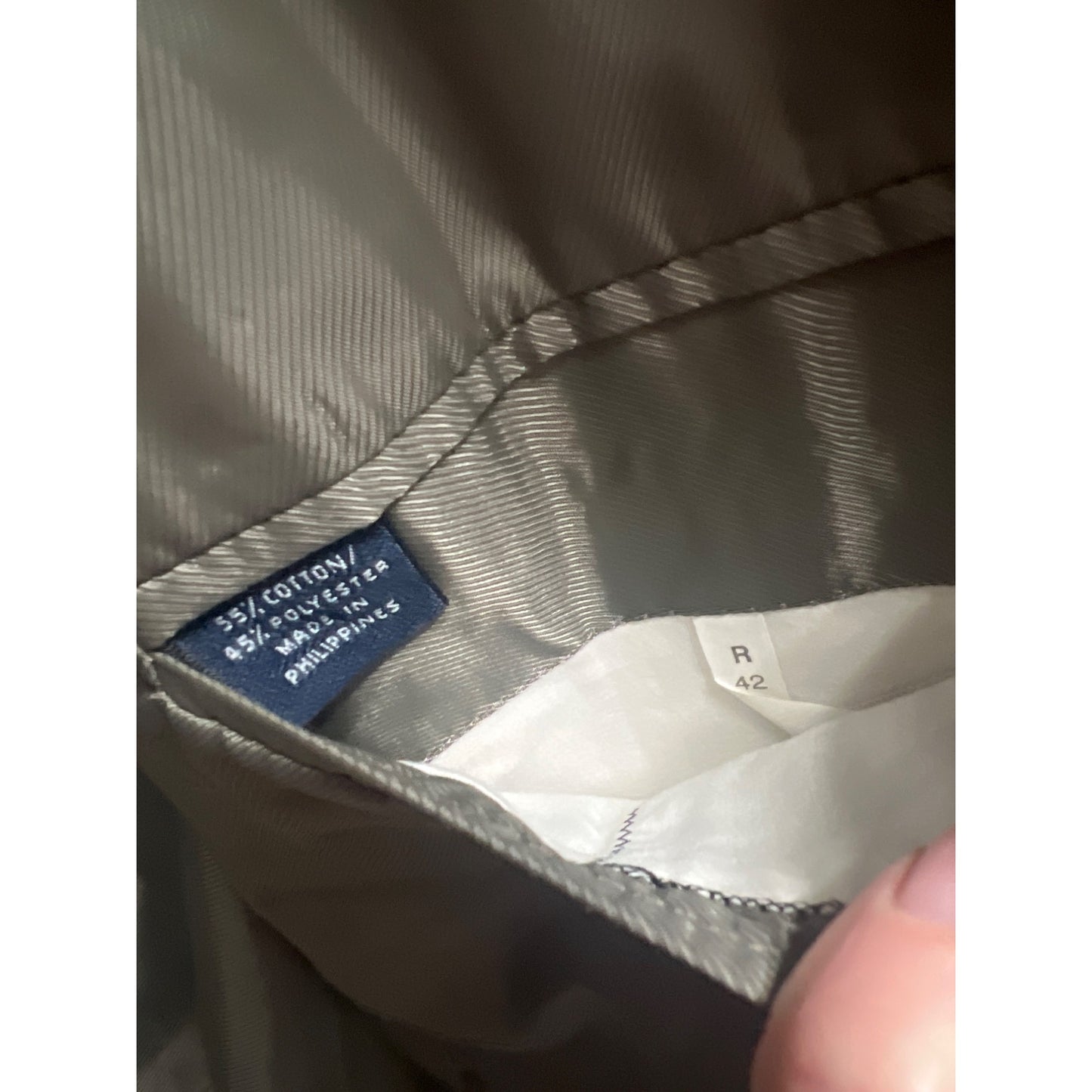 Brooks Brothers Taupe Cotton Blend Sports Coat Blazer