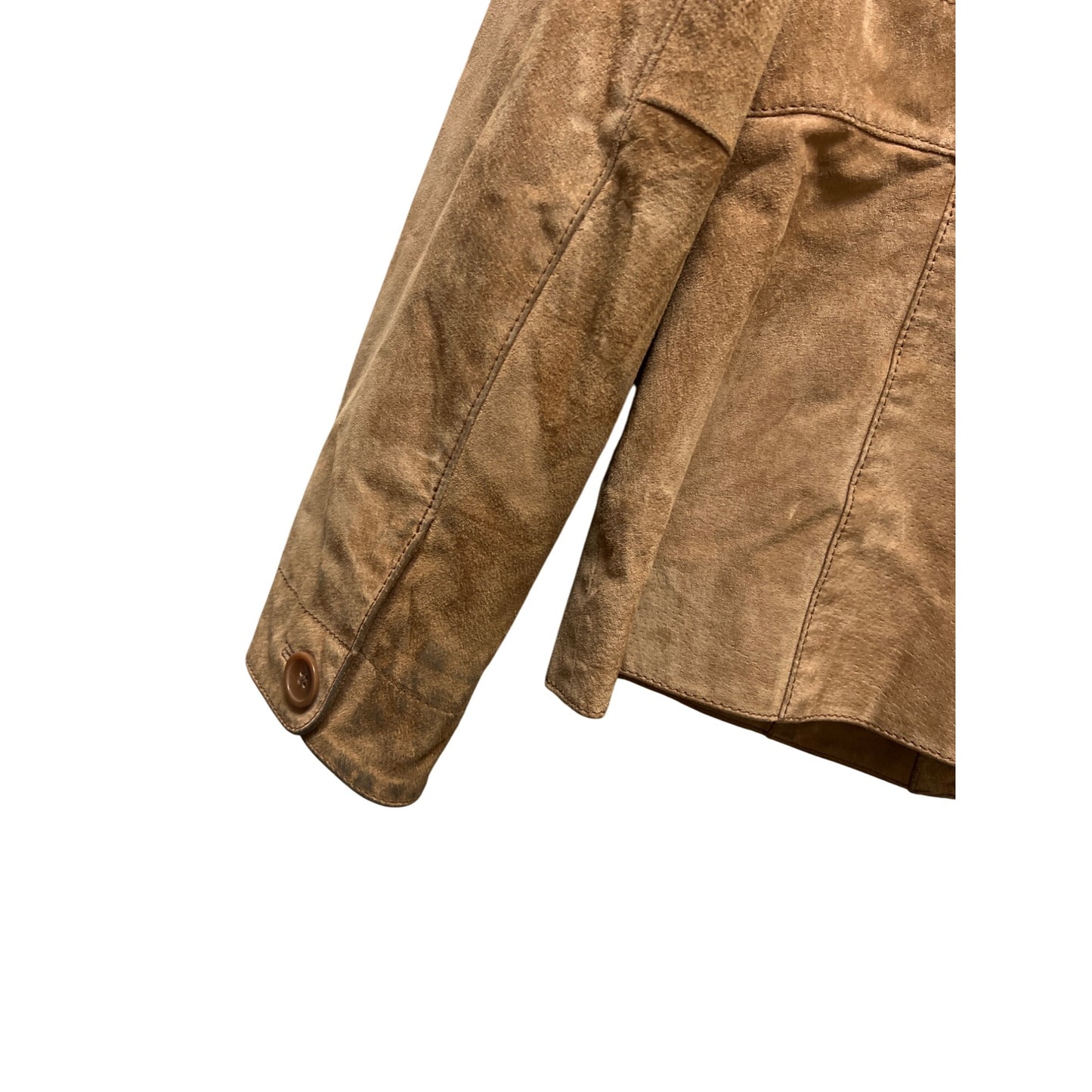 Alfani Vintage 90's Tan Suede Blazer Jacket