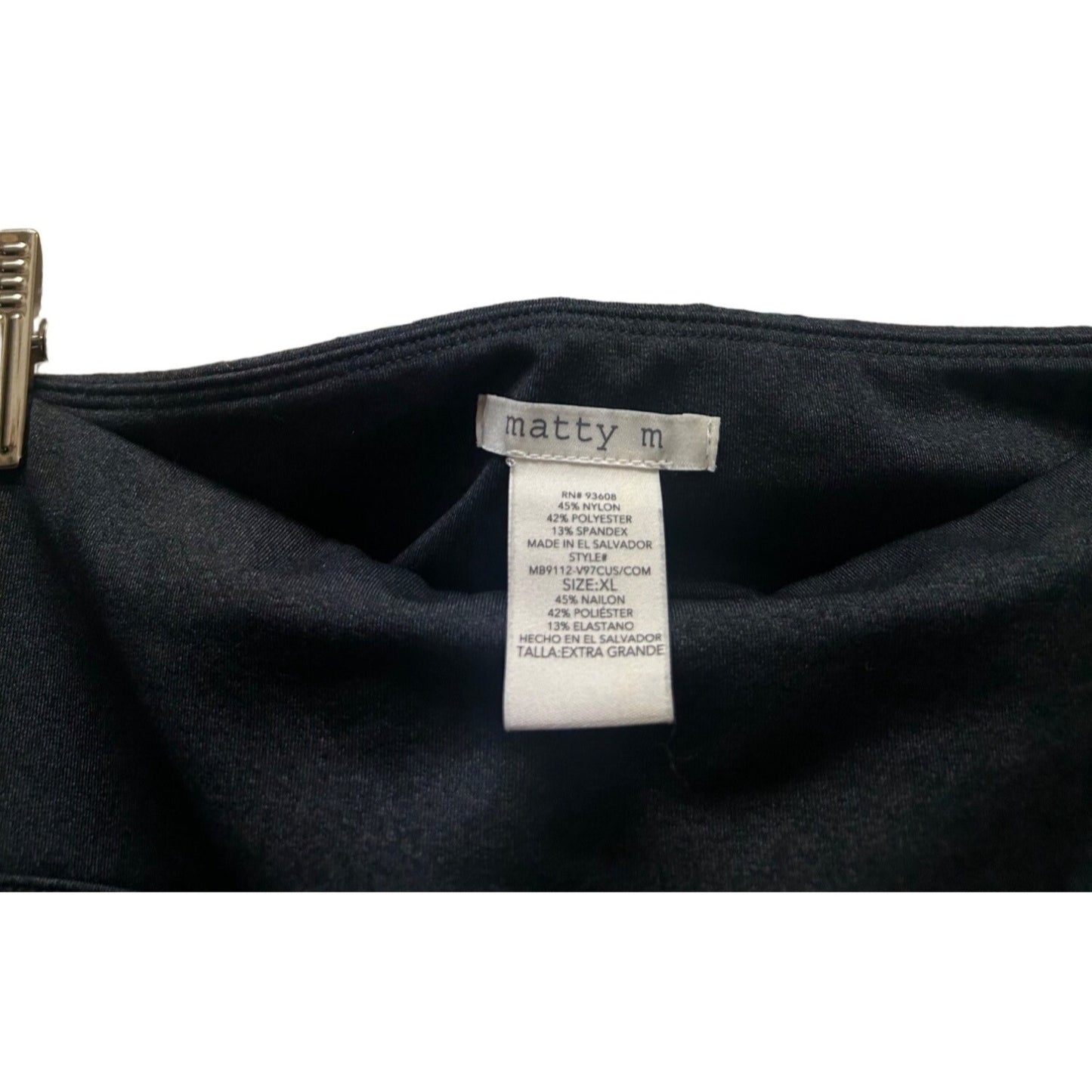 Matty M Dark Gray Ponte Stretch Leggings