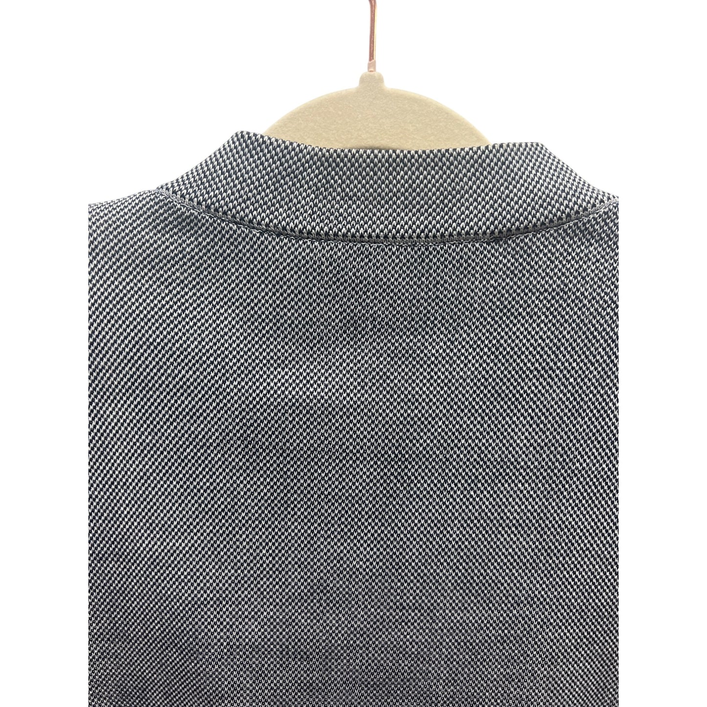 Ming Wang Vintage Abstract Navy & White Cardigan Jacket