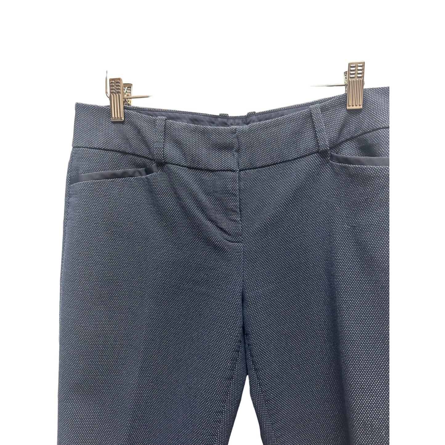 The Limited Navy with White Speckles Cropped Chino Pants