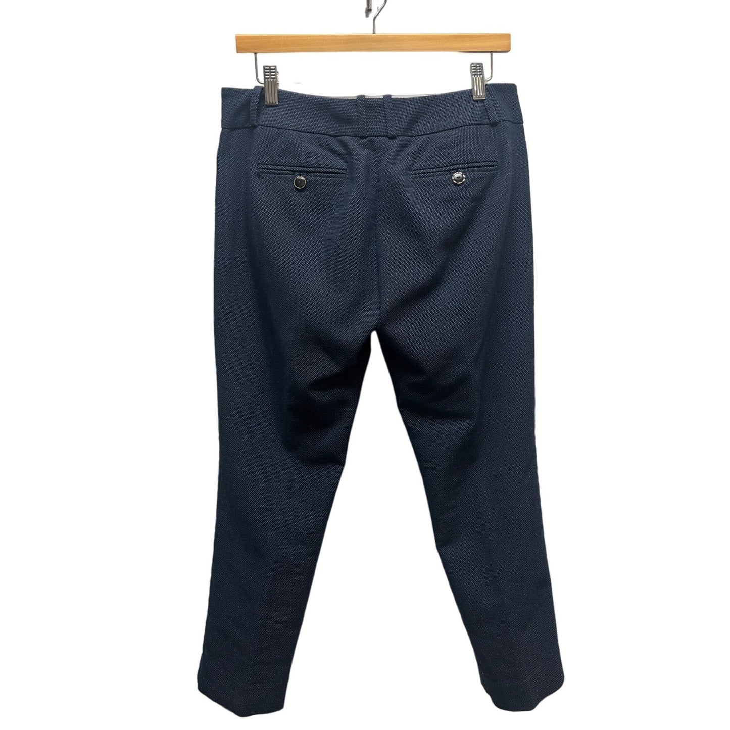 The Limited Navy with White Speckles Cropped Chino Pants