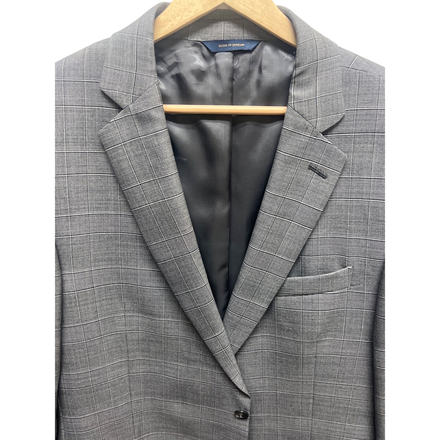 Brooks Brothers Explorer Gray Plaid Wool Sports Coat Blazer