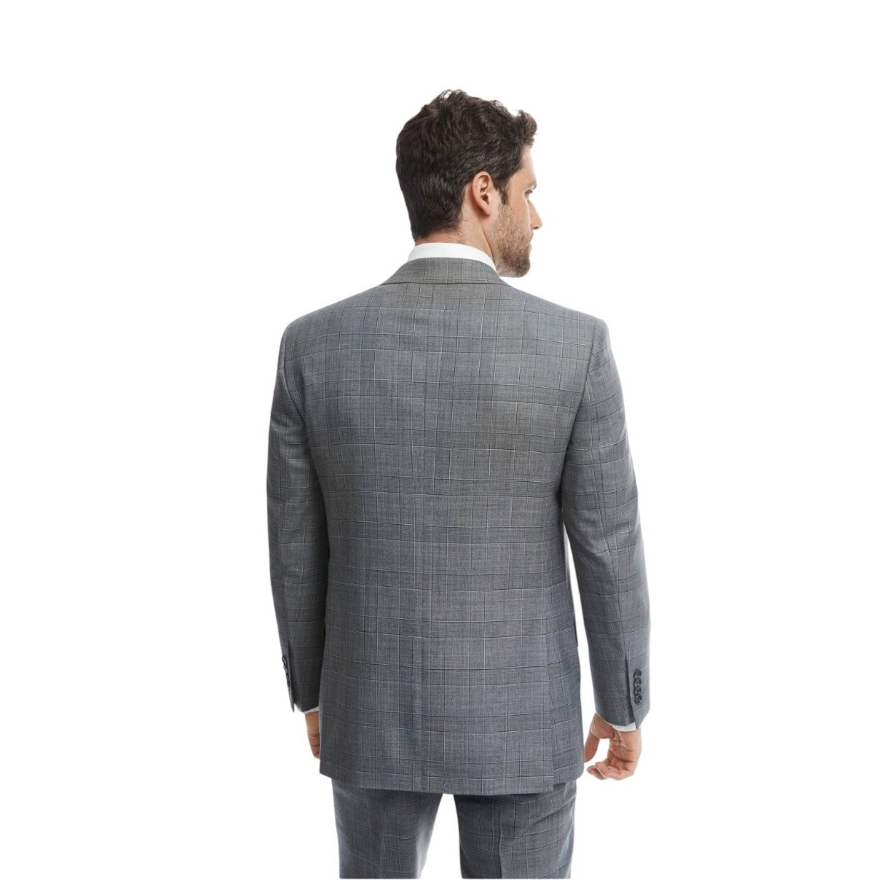 Brooks Brothers Explorer Gray Plaid Wool Sports Coat Blazer