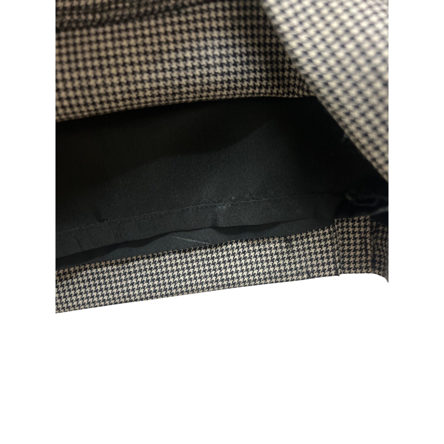 Harvé Benard Gray Houndstooth Skirt Suit Set
