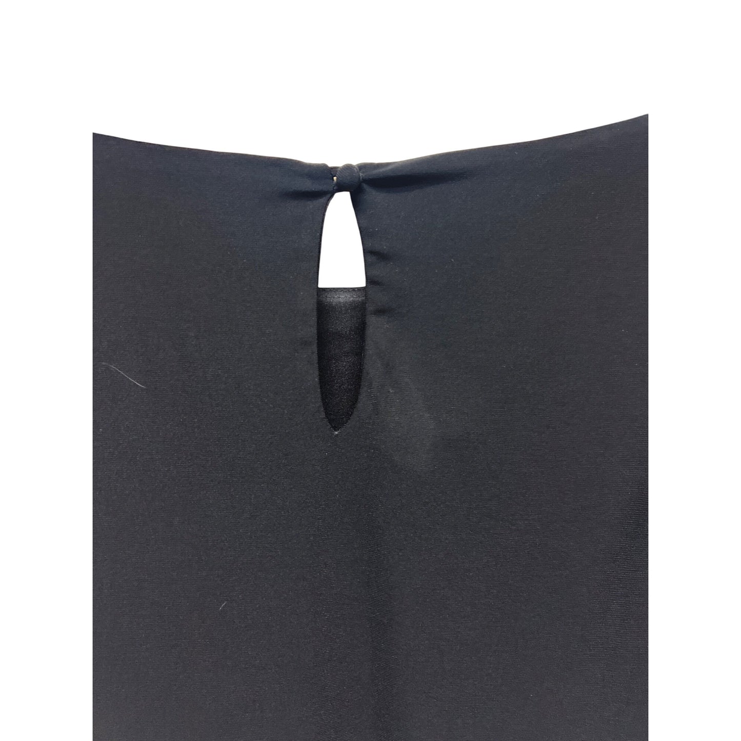 Xscape NWT Black With White Beading Shift Capelet Dress