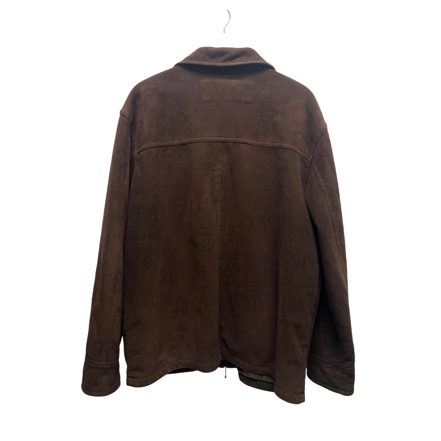 Columbia Vintage 90's Faux Suede Brown Fleece Lined Chore Barn Coat
