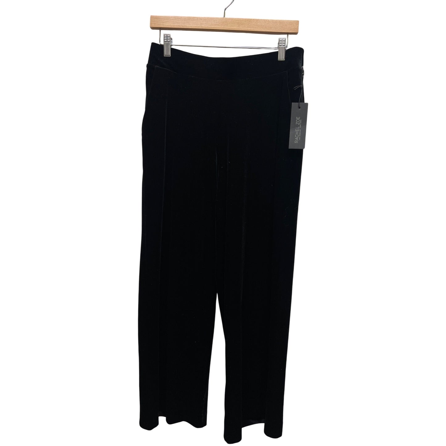 Rachel Zoe NWT Black Velvet Straight Leg Trouser pants