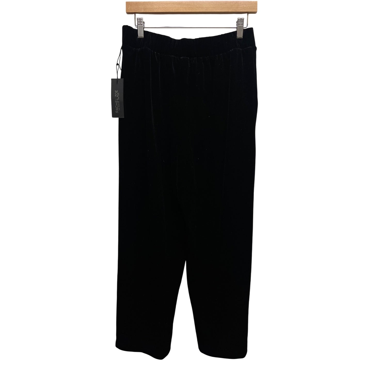 Rachel Zoe NWT Black Velvet Straight Leg Trouser pants