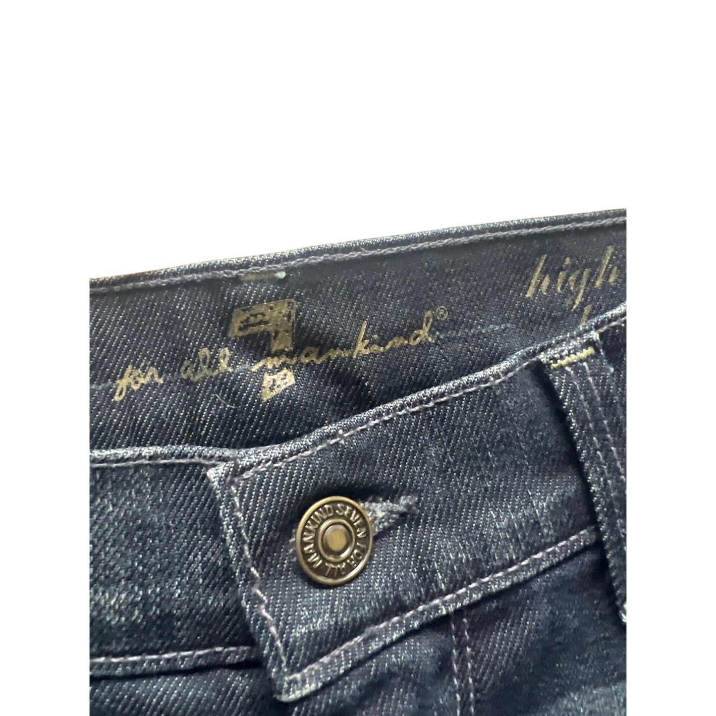 Seven 7 For All Mankind Dark Wash High Waist Bootcut Jeans