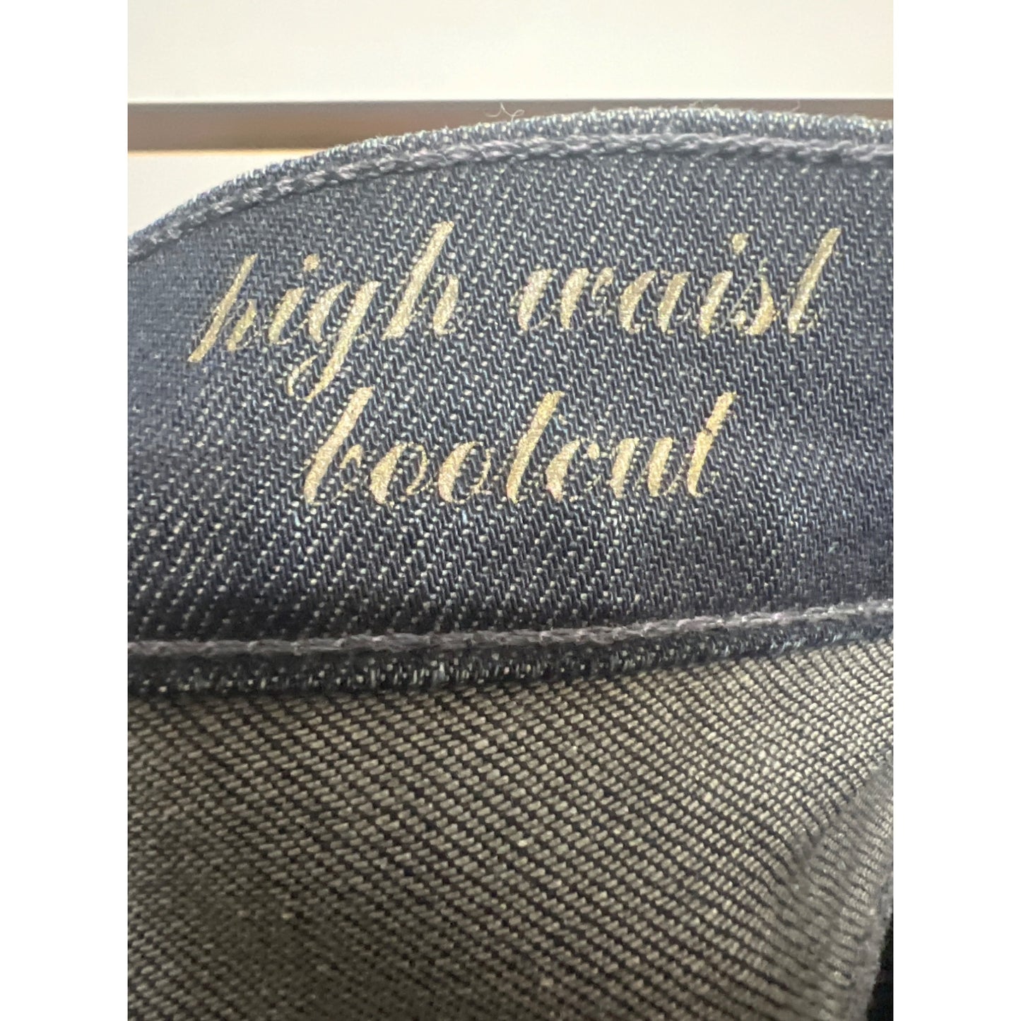 Seven 7 For All Mankind Dark Wash High Waist Bootcut Jeans