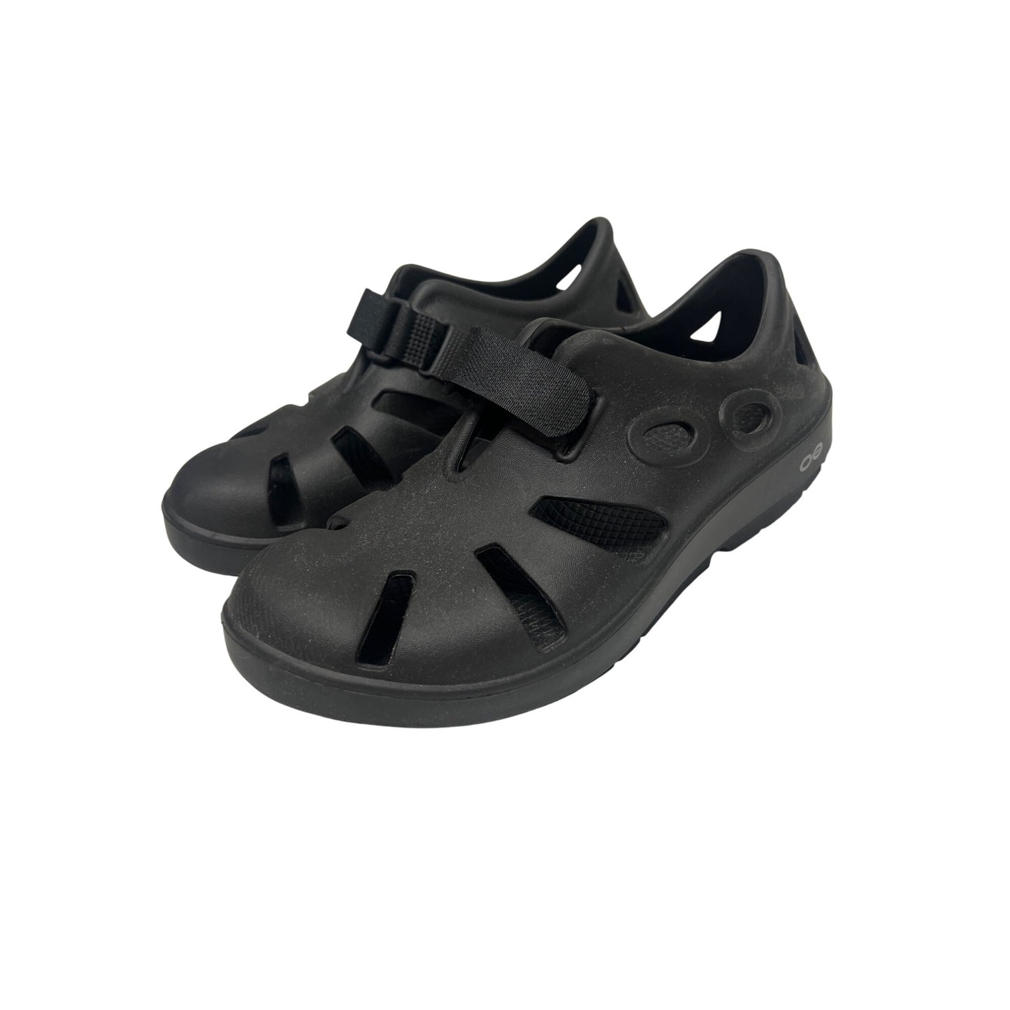 Oofos Ooxandoo Recovery Black Sandal Shoes