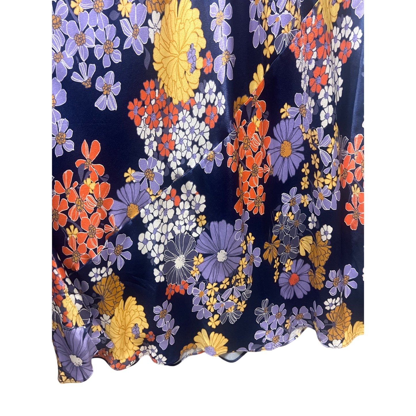 J. Crew NWT Short Sleeve Dusk Floral Prink Luster Crepe Slip Dress