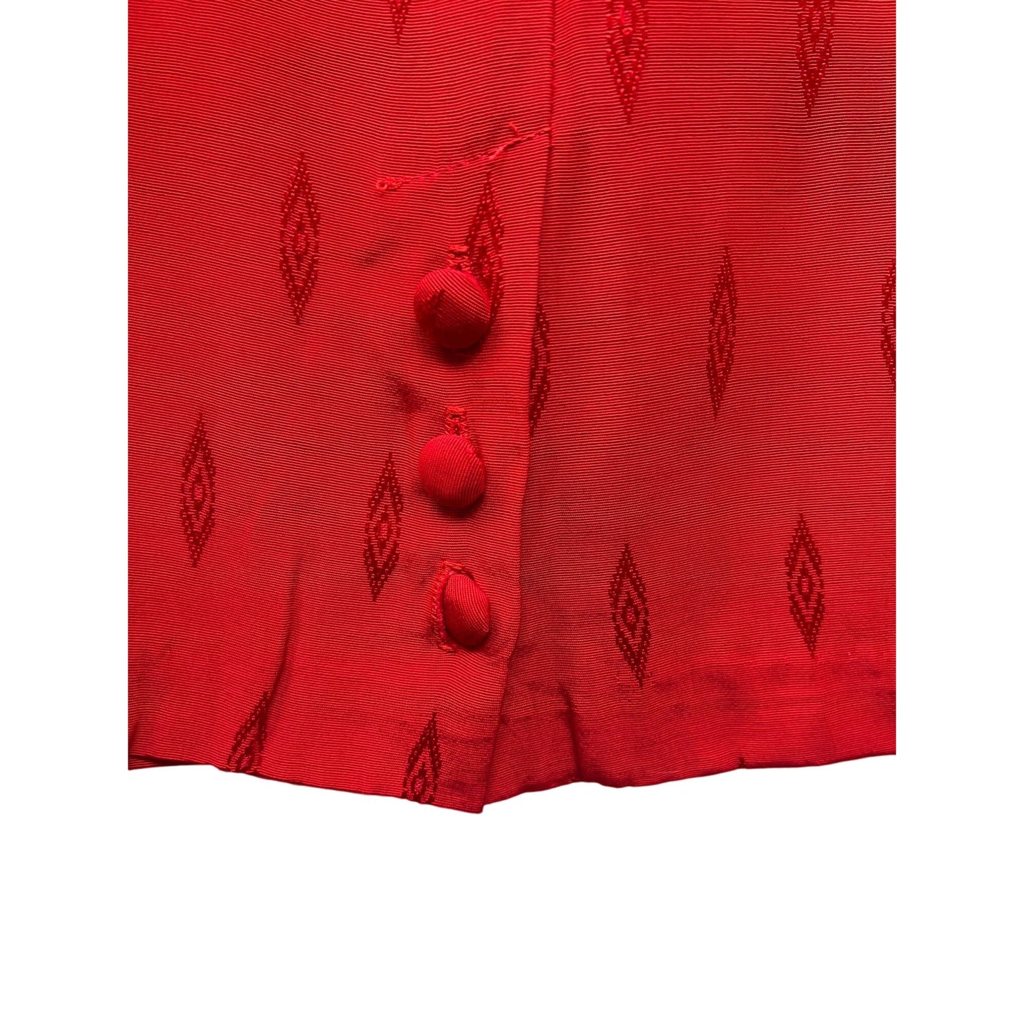 Marnie West Vintage 80's 2 Piece Red Suit Dress