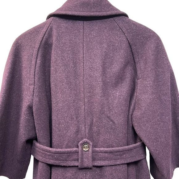 Gap Petites Purple Wool Winter Overcoat