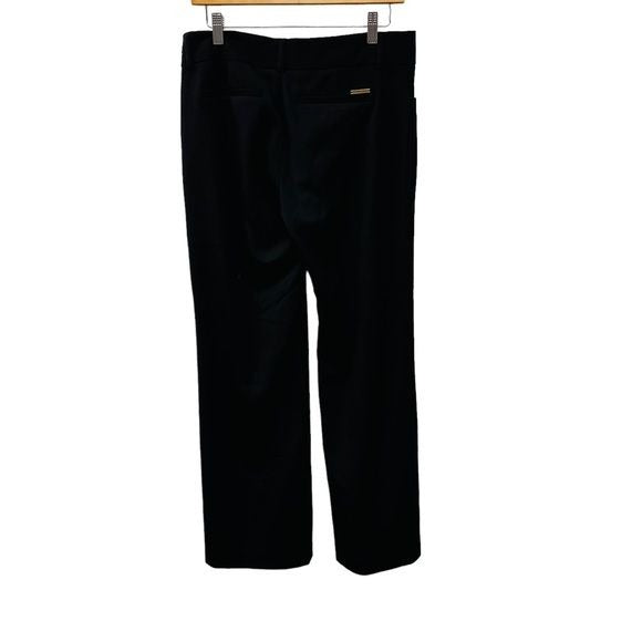 Michael Michael Kors Black Straight Leg Dress Pants
