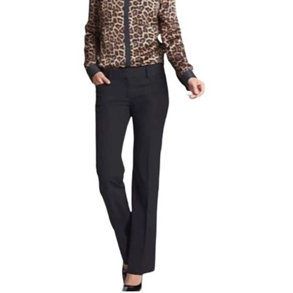 Michael Michael Kors Black Straight Leg Dress Pants
