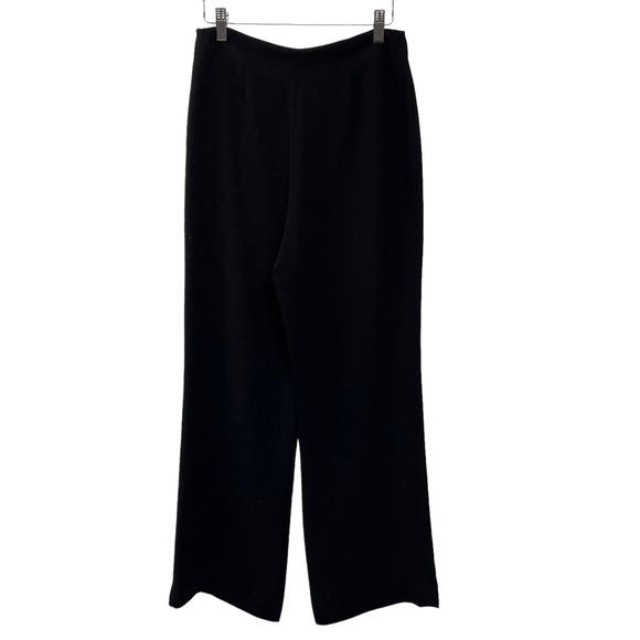 Evan Picone Black Wide Leg Dress Pants