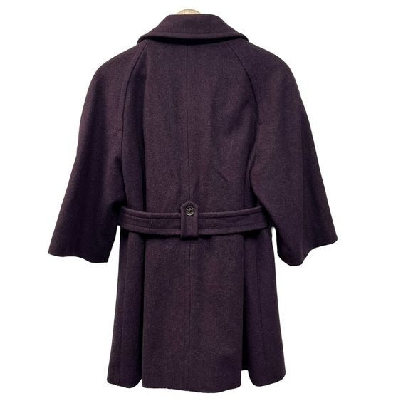Gap Petites Purple Wool Winter Overcoat