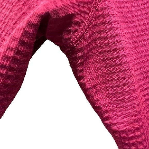 Eddie Bauer Magenta and Black Quarter Zip Pullover