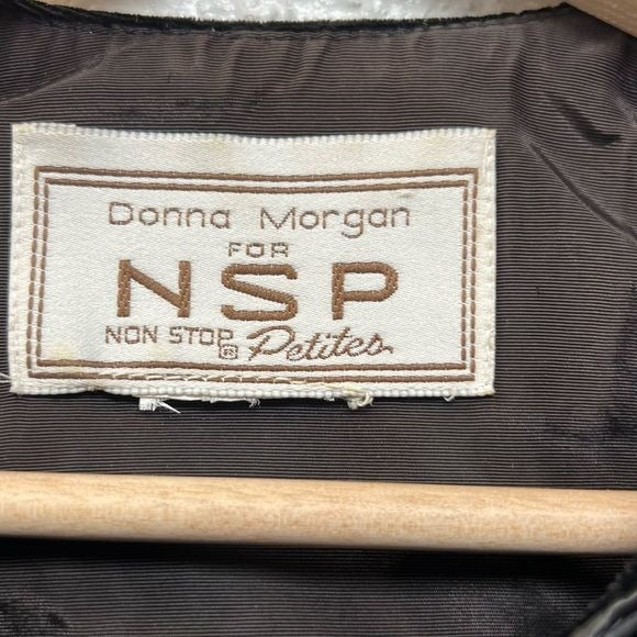 Donna Morgan for NSP Vintage Velvet and Taffeta Special Occasion Dress