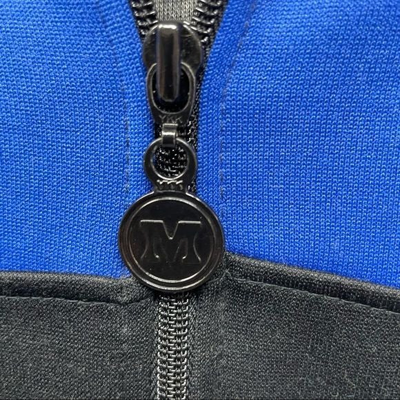 MacGregor Vintage Full Zip Black and Blue Track Jacket