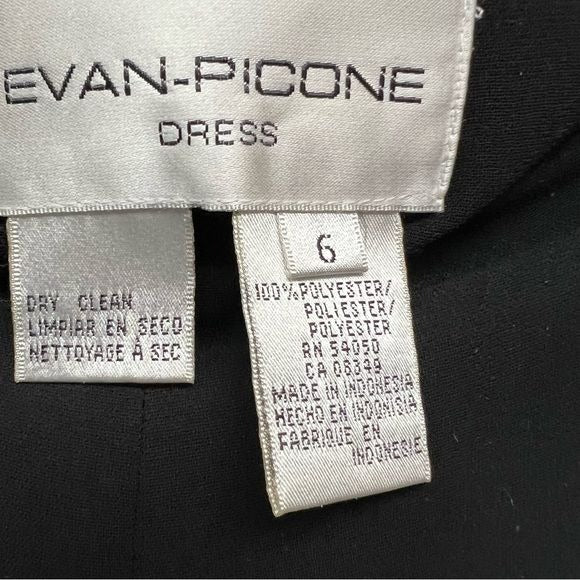 Evan Picone Black Wide Leg Dress Pants