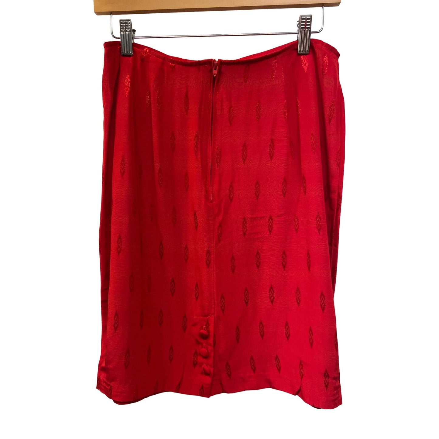 Marnie West Vintage 80's 2 Piece Red Suit Dress