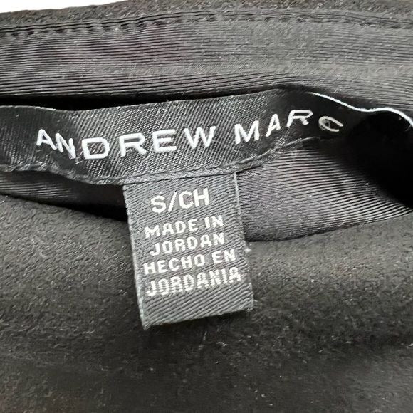 Andrew Marc Faux Suede Black Leggings